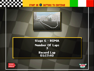 Mille Miglia screenshot 3 for Playstation
